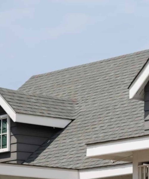 Home with great roof maintenance